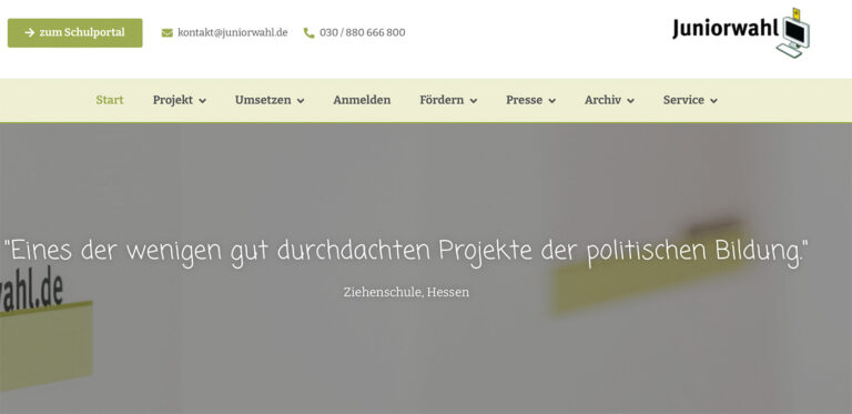 Juniorwahl am LGHE
